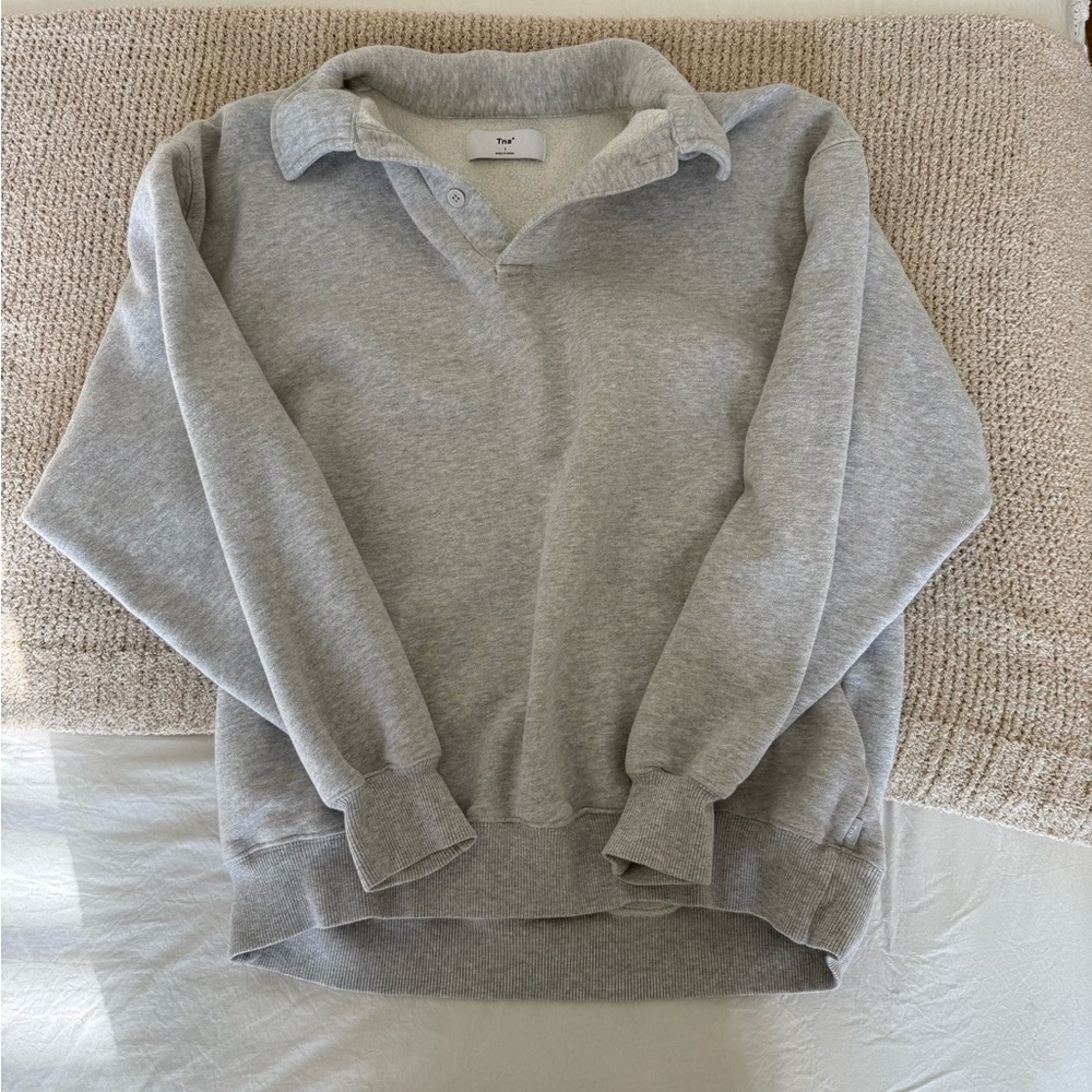 Aritzia TNA Boyfriend Collared Crewneck